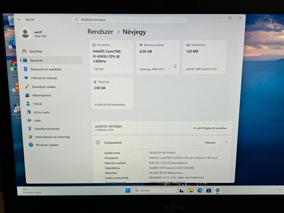 Fujitsu LIFEBOOK U759